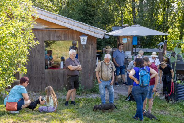 Dackelwanderung Fischgrillen