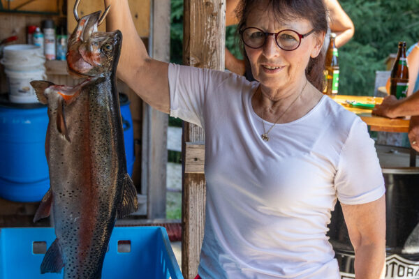 Dackelwanderung Fischgrillen